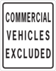 Commercial Vehicles Excluded Clip Art
